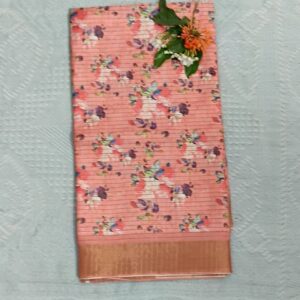 Fancy Diamond Checks Saree