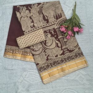 Kalamkari Cotton Saree