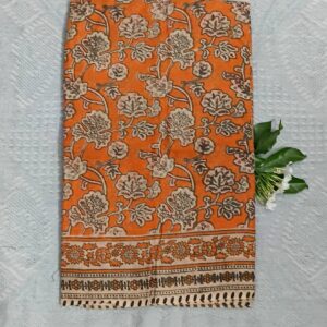 Mul Mul Kalamkari Saree